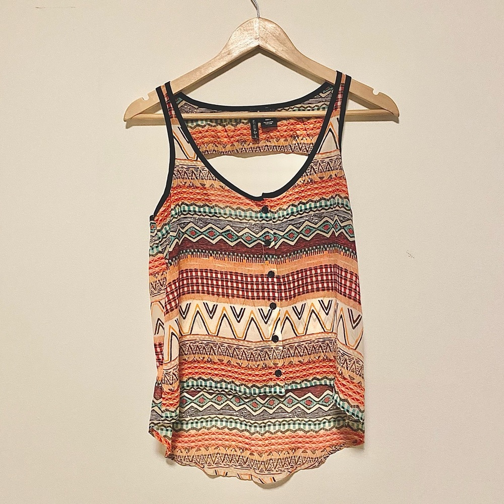 Aztec print Tank Top